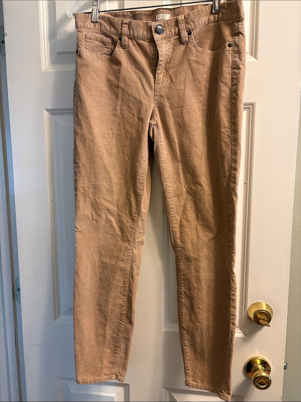 J. Crew Slim Stretch Skinny Jeans in Camel